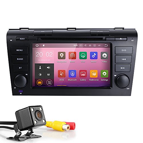 Cheap HIZPO 7 Inch Double Din In Dash HD Touch Screen Android 7.1 Car DVD Player GPS Navigation Stereo For Mazda 3 2004-2009 Support Navi/Bluetooth/SD/USB/FM/AM Radio/WIFI/DVR/1080P | by rearviewcameraforcars