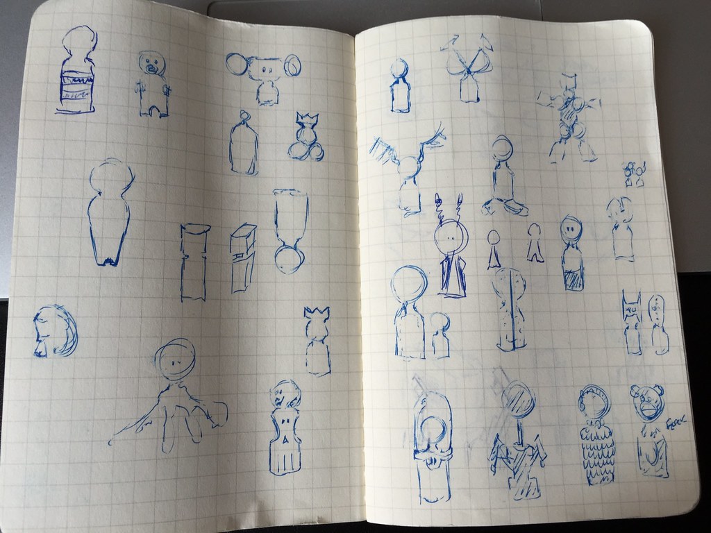 Sketches of possible characters