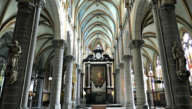Kortrijk -Saint Martin Church - architecture XIII-XV centuries