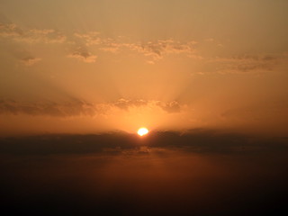 September sunrise over the Red Sea