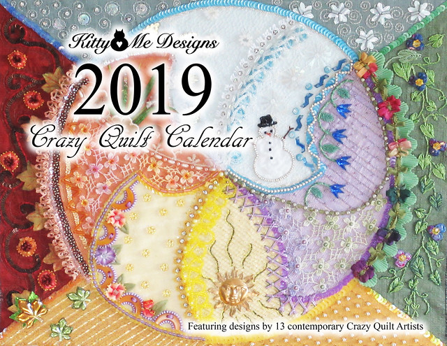2019 Crazy Quilt Calendar by Pamela Kellogg