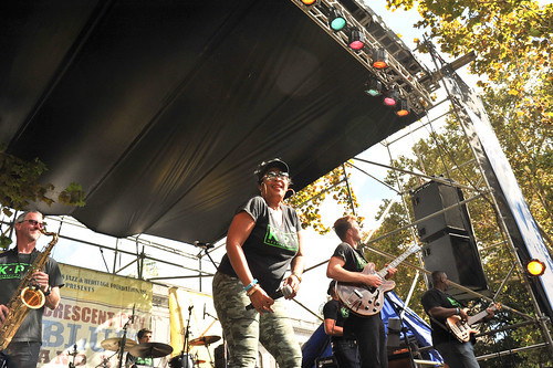 Keeshea Pratt Band at Crescent City Blues & BBQ Fest - 10.14.18. Photo by Michael E. McAndrew.