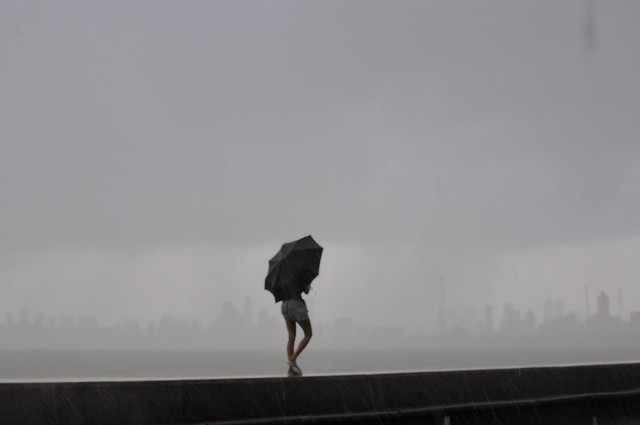 Girl in the rain