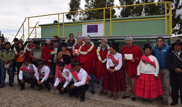 Zona de Integración Fronteriza Bolivia- Perú cuenta con tres nuevas plantas de tratamiento de agua potable, gracias al proyecto INPANDES