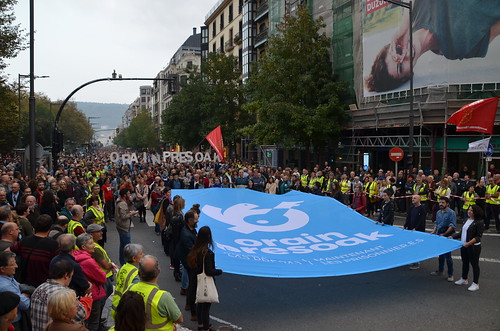 'Orain presoak': manifestazioa Donostian