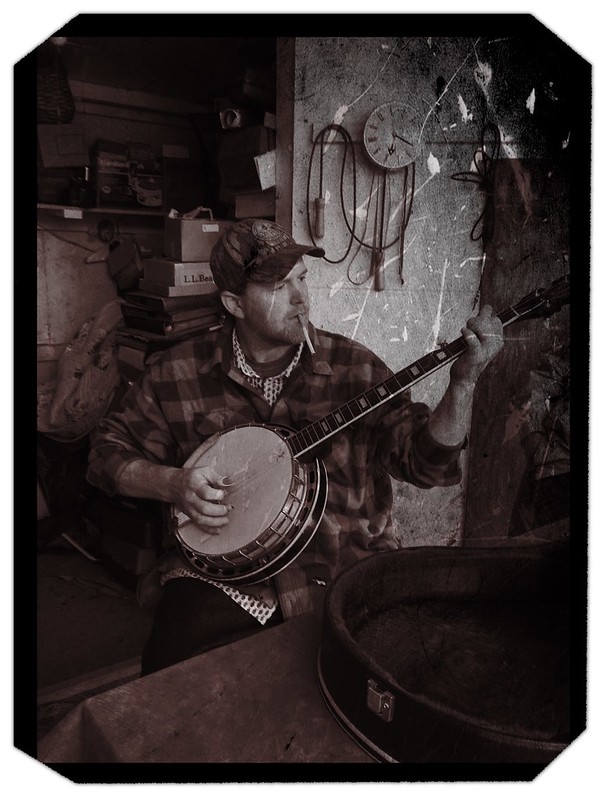 Banjo Player at Pickens Flea Market
