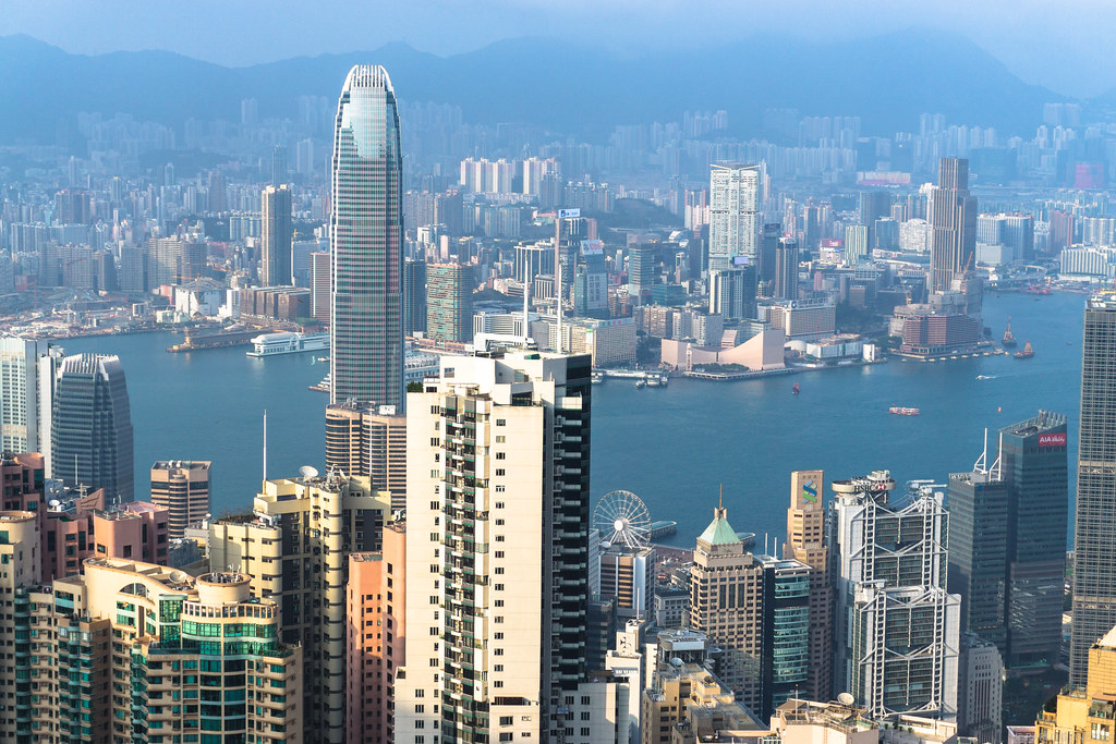 Vista desde Victoria Peak, Hong Kong.