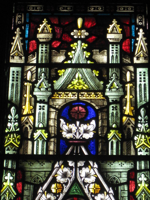 Detail of the Emma Hooks Memorial Stained Glass Window; Christ Church, Brunswick - Glenlyon Road, Brunswick