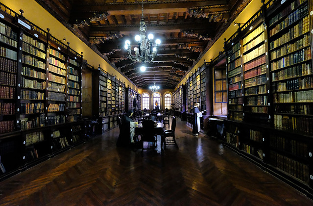 Santo Domingo Convent Library in Lima, Peru