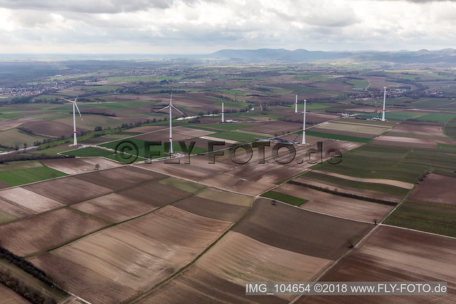 Freckenfeld, Bausstelle des Windparks der EnBW -für Windenergieanlage  mit  6 Windrädern - IMG_104654