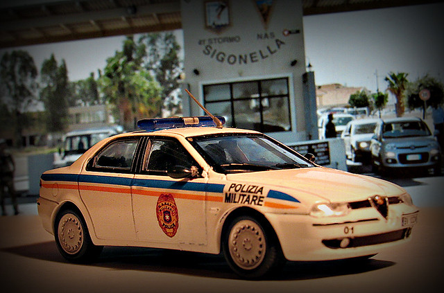 Alfa Romeo 156 US military police DeA
