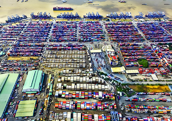 Toàn cảnh cảng container Tân cảng Cát lái Terminals nhìn t… | Flickr