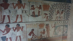 The Tomb of Nakht (TT 52), the Necropolis of the Nobles, West Bank, Luxor, Egypt.