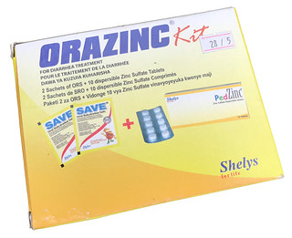 Co-packaged ORS and Zinc - ORAZINC