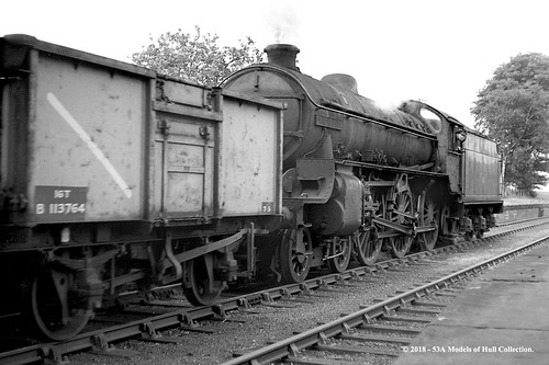 britishrailways thompson lner b1 460 61010 wildebesste steam freight train railway locomotive railroad littleweighton eastyorkshire