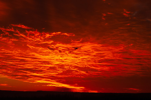 cessna150 cessna aviation sunset neuquen airport clouds