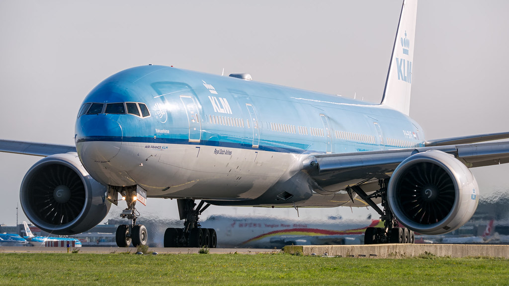 KLM Royal Dutch Airlines PH-BVF Boeing 777-300ER.