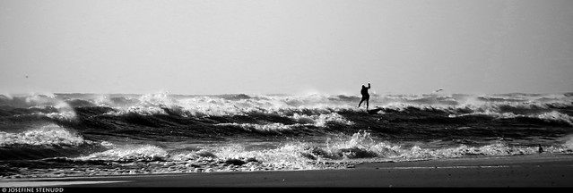 20170101_14k Surfer out among the waves | Rockaway Park, New York City