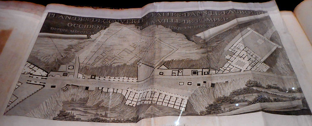 Etching of Via dei Sepolcri at Pompeii (excavations 1763-1815) from 
