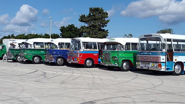 Malta Buses vintage line-up