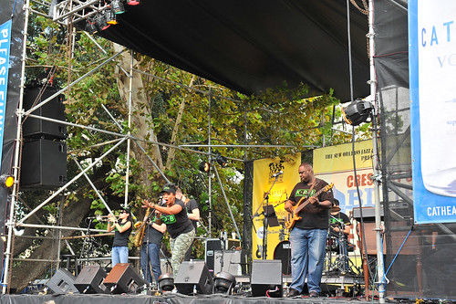 Keeshea Pratt Band at Crescent City Blues & BBQ Fest - 10.14.18. Photo by Michael E. McAndrew.