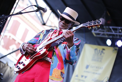 Little Freddie King at Crescent City Blues & BBQ Fest - 10.12.18. Photo by Michele Goldfarb.