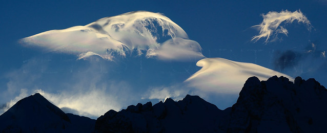 Nuages lenticulaires sur les Aravis, nuages de convection ou orographiques, ou un peu tout à la fois, Benoist Quintard