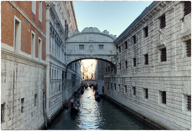 Bridge of Sighs in Venice - Sukkenes bro i Venezia