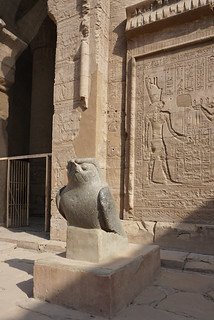 Temple of Horus in Edfu, Nile River, Egypt.