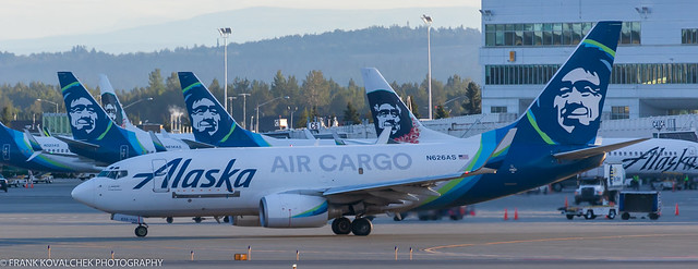 Alaska 737 Cargo at ANC