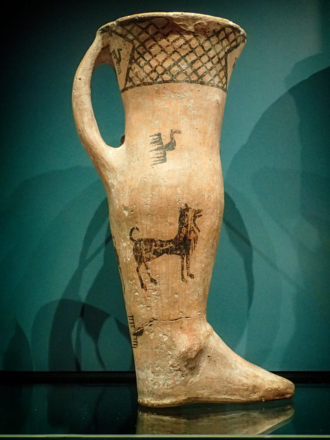 Ceramic boot-shaped vessel from Urartu (ancient Armenia) 800-600 BCE