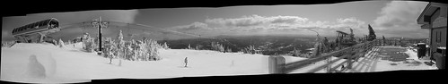 sky bw panorama snow vermont skiing lift vista chairlift okemo