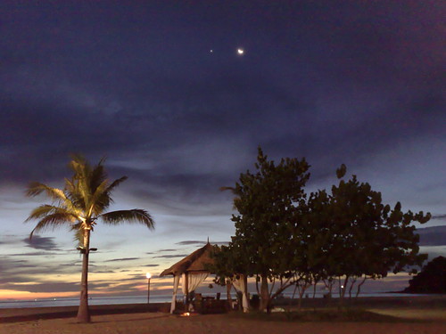 light sunset sea sky moon tree night clouds fire evening coast twilight sand structure palm flame malaysia kotakinabalu smear dim sabah tuaran nokian95