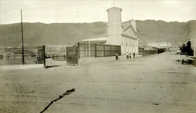 la Estacion Valdivia de Antofagasta a Oruro del Ferrocarril Antofagsta Bolivia.  FCAB