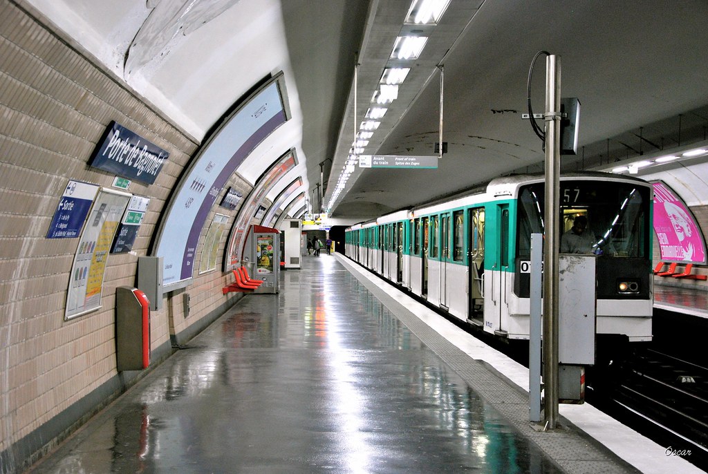 L'arrêt de métro Porte de Bagnolet