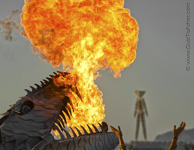 Dragon and the Man,  Burning Man 2018