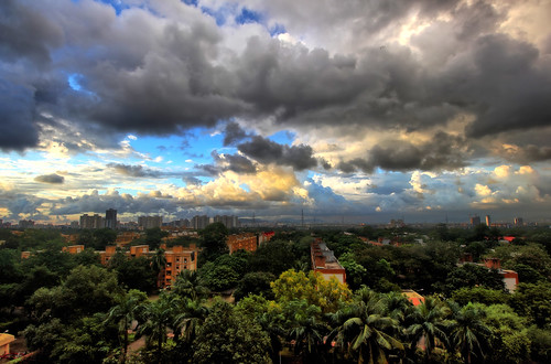 debmalyamukherjee canon550d 1018mm landscape sunset dusk mumbai cloudscape darkclouds