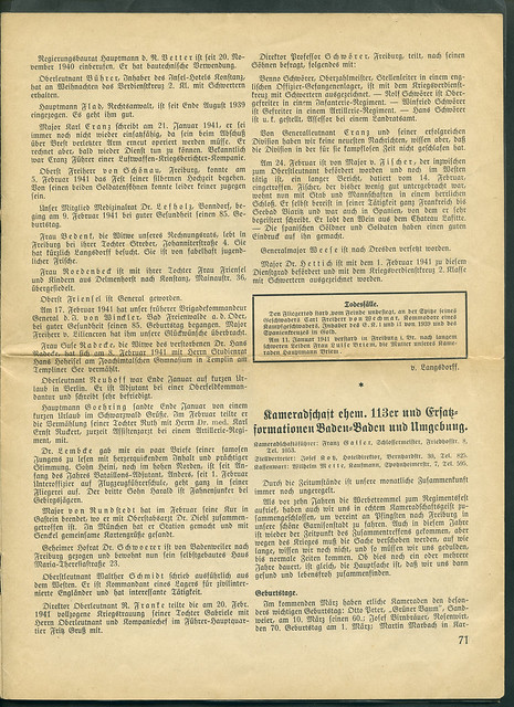 Fünfer03 Seite 71, Freiburg i. Br., 15. März 1941