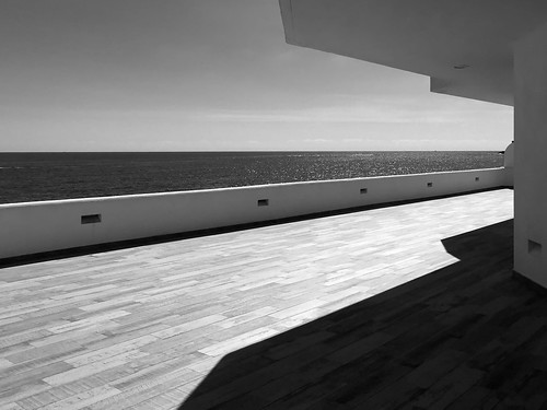 spain coast sea view mediterranean terrace sunlight shadows empty sanjosé