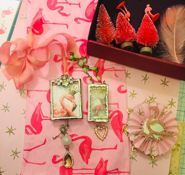 Flamingo ornaments