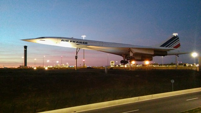 CDG Concorde Night View