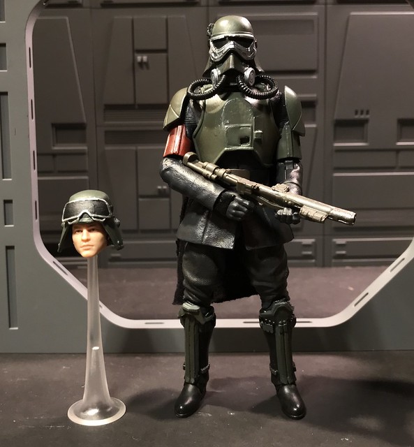 Custom mud trooper with alternate Han Solo Head.