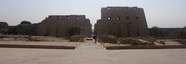 First Pylon, Karnak Temple Complex, Luxor, Egypt.