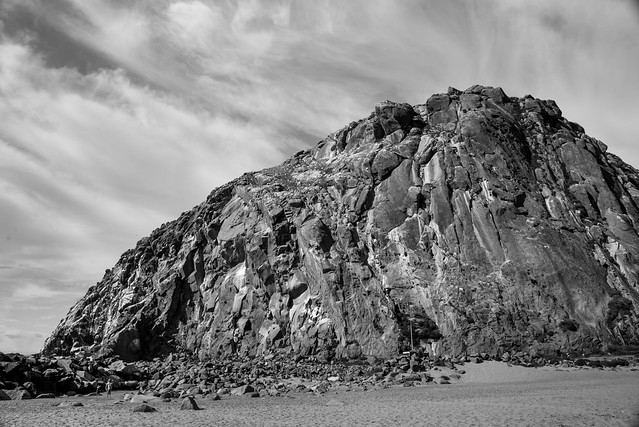 Morro Rock, Morro Bay State Marine Reserve, Central California,