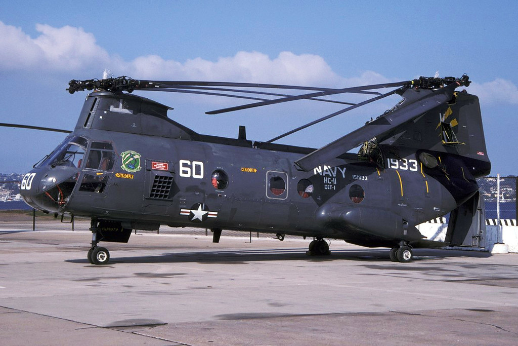 HH-46D 151933 | HC-11, US Navy HH-46D 151933/VR-60 at NAS No… | Flickr