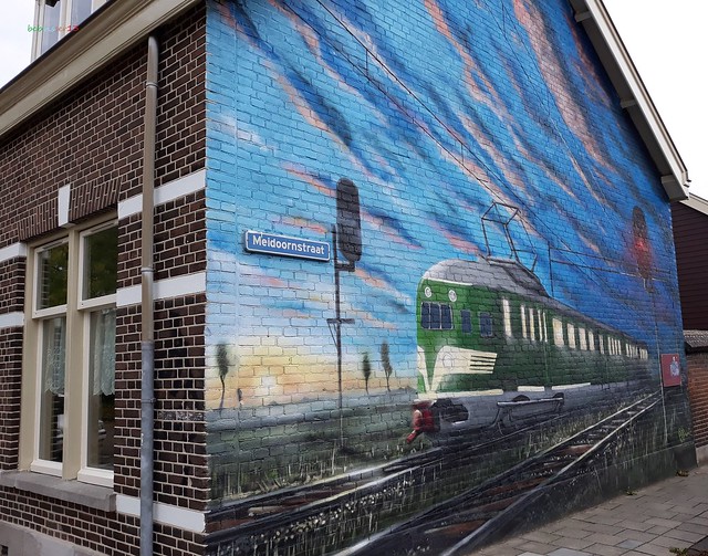 muurschildering Meidoornstraat, Utrecht
