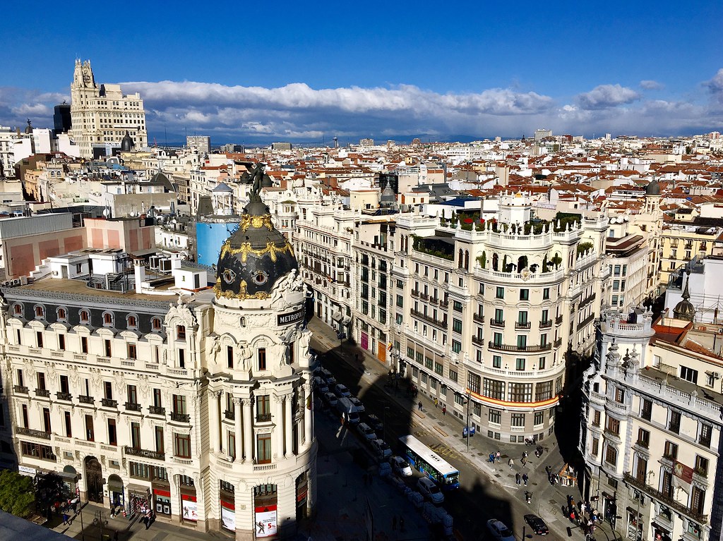 Above the roofs of Madrid | Panoramic view of Madrid from th… | Flickr