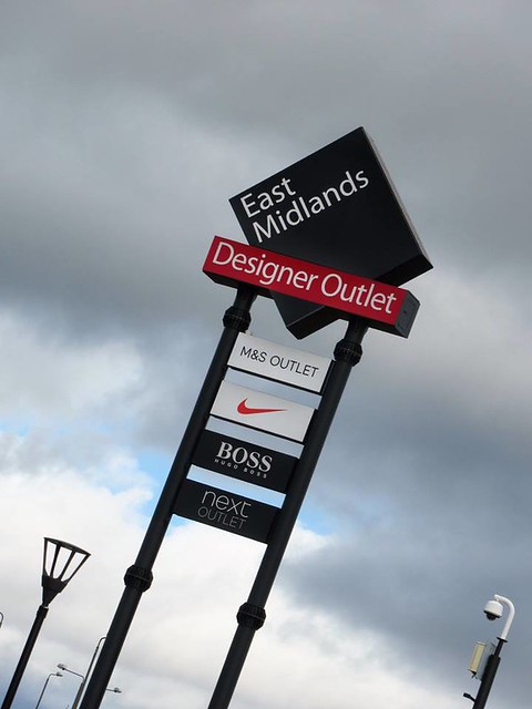 East Midlands Designer Outlet South Normanton Sign