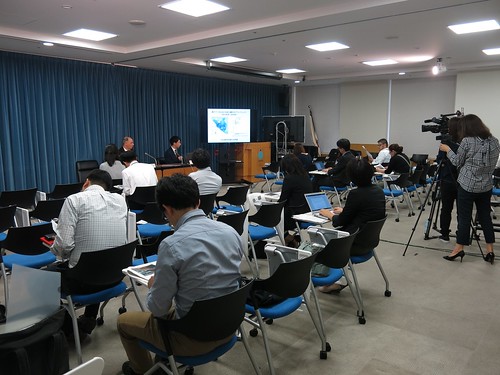 OIST Press Conference On Ebola Research