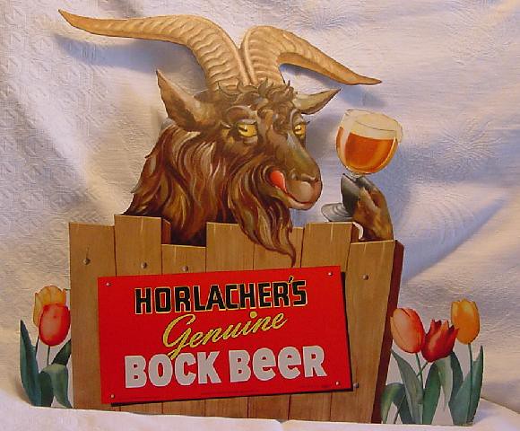 HORLACHERS Genuine BOCK BEER - 1950s